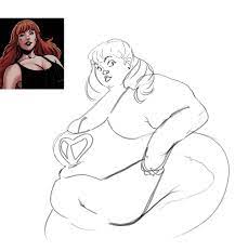 Classic mary janes for children are typically made of black leather or patent leather. Zonablue Is Drawing Fat Marvel Gals On Twitter More Fat Spider Gal Warm Ups Took A Lot Of Inspiration From Spider Verse Mary Jane For The Hairstyle Bbw Fatart Ssbbw Https T Co Yizxiicw9q