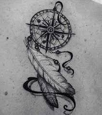 Arm Black And White Dream Catcher Tattoo Compass Dream Catcher Feather Tattoos Arrow Tattoos Tattoo Quotes