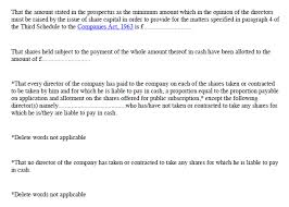 Current acts and subsidiary legislation. Schedule Form 44 Companies Forms Order 1964 S I No 45 Of 1964 Better Regulation