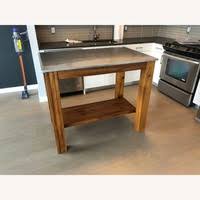 west elm rustic kitchen island aptdeco