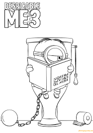 All these images are © universal pictures. Despicable Me 3 Minion In Prison Coloring Pages Cartoons Coloring Pages Coloring Pages For Kids And Adults