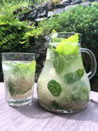 Sommerdrink Zitronenmelisse Eistee Mit Basilikumsamen Schmeck Den Suden Zitronenmelisse Eistee Sommerdrinks