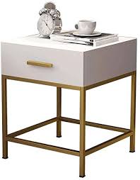 Wsi Bedside Table Night Stand Table Side Tables Bed Side Nightstand Set For Bedroom With Storage In 2020 Bedside Table Metal Modern Bedside Table Simple Bedside Tables