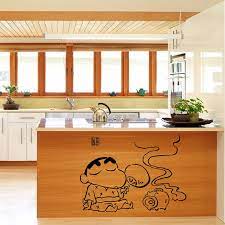Low dining table japanese low dining table. Cute Home Diy Japanese Cartoon Crayon Shin Chan Wall Sticker Decals Wall Decor Mural Home Kitchen Decoration Buy Cheap In An Online Store With Delivery Price Comparison Specifications Photos And Customer Reviews