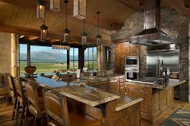 3.499 fotos gratis de escena rural. Cocinas Rurales El Uso De La Madera Y La Piedra Para Decorar