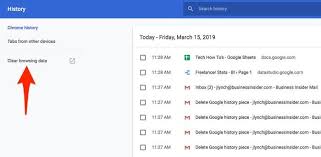 How To Delete Your Google Search History On Various Web Browsers Clear Browsing Data Web Browser Business Insider