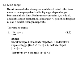 Displaystyle lim_x to fracpi2 left sin 2x tan frac12 x right. Bab Iii Limit Fungsi Dan Kekontinuan Ppt Download