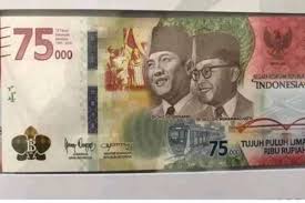 Mata uang negara di dunia. Confirm Ini Gambar Uang Rp75 000 Yang Dirilis Bi Hari Ini Finansial Bisnis Com