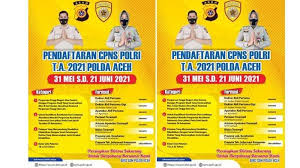 By gladwin | january 7, 2021. Polda Aceh Buka Pendaftaran Cpns Polri 2021 Ini Formasi Yang Diterima Serambinews Com