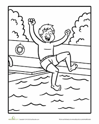 Free swimming coloring pages, we have 29 swimming printable coloring pages for kids to download Swimming Worksheet Education Com Coloring Pages Coloring Pictures For Kids Free Coloring Pages