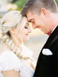 Colorful Black Tie Park Winters Wedding