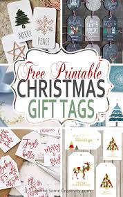 90+ Free Printable Rustic Christmas Tags for Gifts • Craving Some Creativity