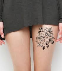 To get a good tattoo design, first you should have a numerous choice. Twin Rose Tattoos For Women Styles Time Flower Thigh Tattoos Tattoos Pretty Tattoos