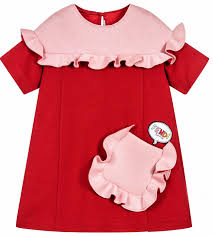 Must Have Of The Day Girls Red Jersey Dress By Fendi In 2020 Fendi Kids Designer Kids Clothes Kids Clothing Brands