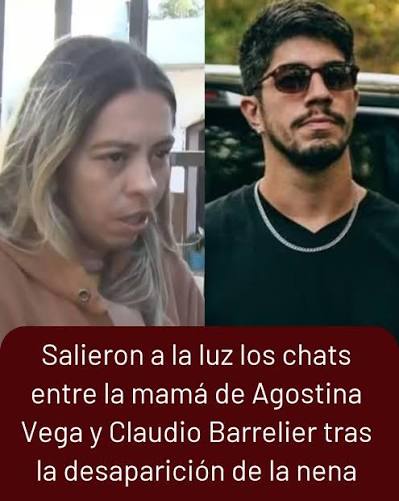 Salieron a la luz los chats entre la mamá de Agostina Vega y Claudio Barrelier tras la desaparición de la nena https://radiomitre.cienradios.com/policiales/salieron-a-la-luz-los-chats-entre-la-mama-de- agostina-vega-y-claudio-barrelier-tras-la ...