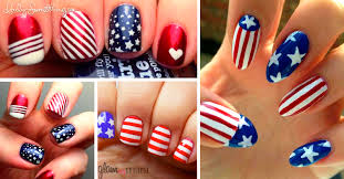 Red and white nails via. 20 Amazing Patriotic Nail Designs For The 4th Of July Cute Diy Projects