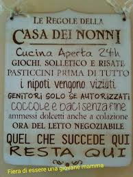 Le Regole Della Casa Dei Nonni Regole Della Casa Regole Di Casa Nipoti
