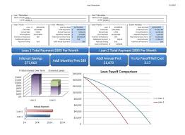 Loan Amortization Comparison Mortgage Amortization Amortization Schedule Refinance Loans