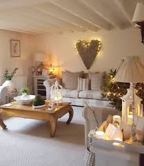 Beige Neutral Home Decor Decorating Lights Heart Wall Art Cozy Home Cosy Living Room Chic Living Room Decor Farmhouse Style Living Room