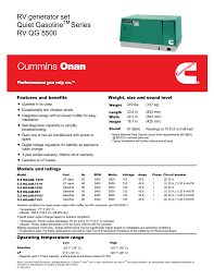 Check spelling or type a new query. Onan Generator Specificatons 5500 Watt Gasoline Manualzz