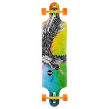 A longboard deck is a longer version of a skateboard and comes without the trucks or wheels. Longboards Cruiser Online Kaufen Oxelo Decathlon L