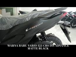 Honda vario modifikasi thailook racing. Warna Baru Honda Vario 125 Advance Matte Black Hitam Doff Cbs Iss 2019 Youtube