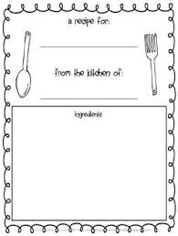 Thanksgiving Recipe Book A Fun Writing Activity Recipe Book Fun Writing Activities Cool Writing