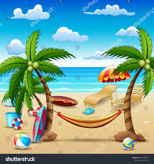 Summer Holiday Beach And Coconut Trees Background Ad Ad Beach Holiday Summer Background Summer Holiday Holiday Vectors Summer Holiday Essentials