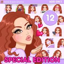 Twitch Curly Redhead Emotes