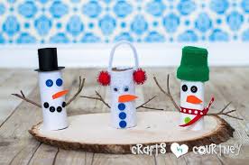 How To Craft A Toilet Paper Roll Snowman