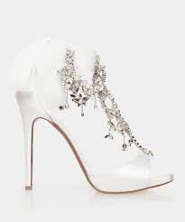 Here She Comes Bridal White Satin Open Toe Sandal Wedding Shoes Heels Converse Wedding Shoes Country Shoes Boots