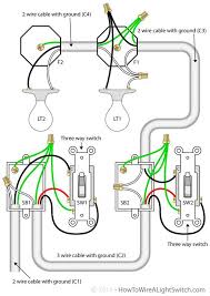 To view it in full size. 3 Way Switch With Power Feed Via The Light Switch Two Lights How To Wire A Light Switch Home Electrical Wiring Electrical Wiring Electrical Projects