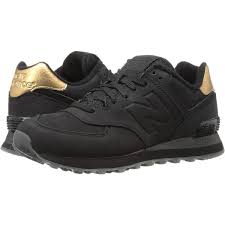 New Balance Classics Wl574 Black Synthetic Women S Lace Up Casual 65 Liked On Polyvore Featuring New Balance Classics New Balance Black Lace Up Shoes