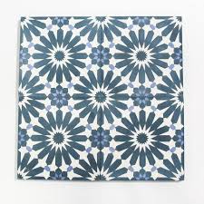 Cement Alhambra Federal Blue Square 8 X8 X5 8 Cement Tile Tile Patterns Cle Tile