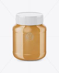 Download Glass Jar With Peanut Butter Mockup High Angle Shot In Jar Mockups On Yellow Images Object Mockups PSD Mockup Templates