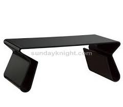It makes the perfect perch for decorative serving trays or even board games for game nights with friends and family. Black Acrylic Coffee Table Custom Acrylic Coffee Table