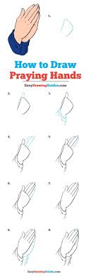 How To Draw Praying Hands Really Easy Drawing Tutorial Praying Hands How To Draw Hands Drawing Tutorial Easy