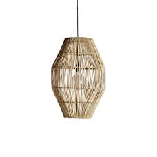 The paradox of choice is definitely something we. Couleur Locale Hanging Lamp Shade In Rattan Hangdome Couleur Locale