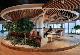 A Quick Guide To Leed Certified Interiors In The Uae Lobby Design Commercial Interior Design Office Interior Design