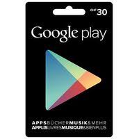 Besitzen sie ungenutztes guthaben im google play store, können sie es nicht einfach ohne weiteres auszahlen lassen. Google Play Chf 30 00 Play Store Card From Chf 29 85 At Toppreise Ch