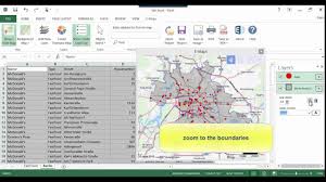 Import A Shape File Into Excel Map Youtube