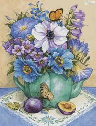 Maybe you would like to learn more about one of these? Blue Violet Flowers Cross Stitch Pattern By Tereena Clarke Crosstitch Com