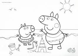 Peppa Pig Disegno Da Colorare N12