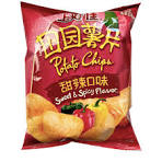 Чипсы картофельные со сладко-острым вкусом Shanghaojia, 50 гр
