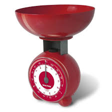 salter orb mechanical kitchen scales red