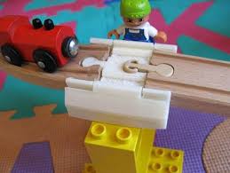 Duplo Brick To Brio Track Adapter With Snap Lock By Zydac Wooden Toy Train Toy Trains Tracks Toy Train