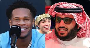 Turkialalsikh has sent Devin Haney and Ryan Garcia an offer to fight in  April/May with a 365 24/7 drug testing as soon as it's signed, Devin Haney  signed his part and they