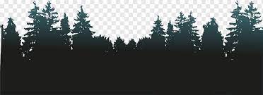 Seamless background summer forest silhouettes vector image on vectorstock. Forest Silhouette Png Images Pngwing