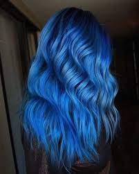 Blue Jean Baby Hair By Makeupbyfrances Using Brazilianbondbuilder Mavi Sac Modelleri Siyah Renkli Sac Mavi Sac Boyalari