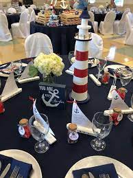 Pin By Ardent Events On Nautical Baby Shower Nautical Baby Shower Table Decorations Nautical Baby